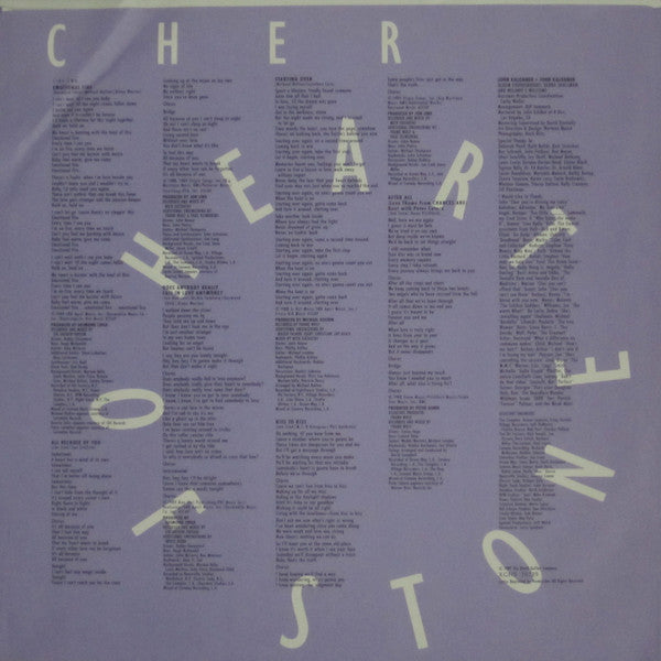 Cher - Heart Of Stone