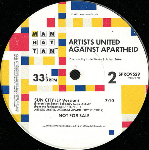 Artists United Against Apartheid - Sun City