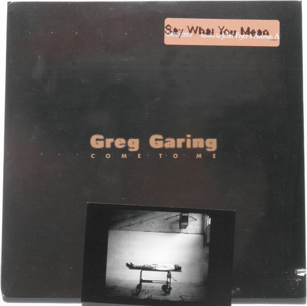 Greg Garing - Come To Me