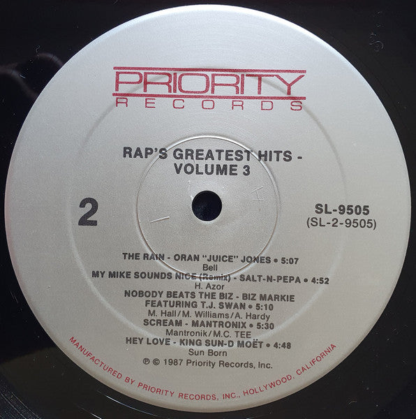 Various - Rap's Greatest Hits Volume 3
