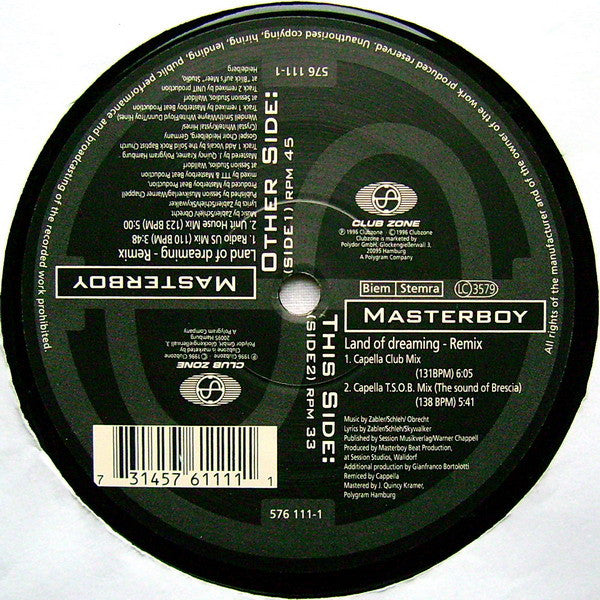 Masterboy - Land Of Dreaming (Remixes)