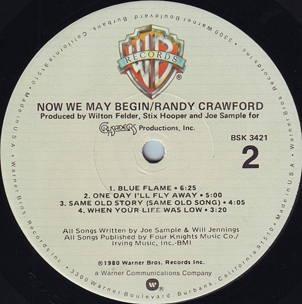 Randy Crawford - Now We May Begin