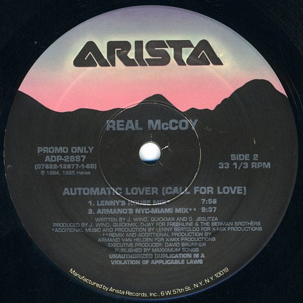 Real McCoy - Automatic Lover (Call For Love)