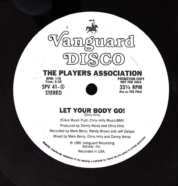 The Players Association - Get On Up Now / Let Your Body Go!