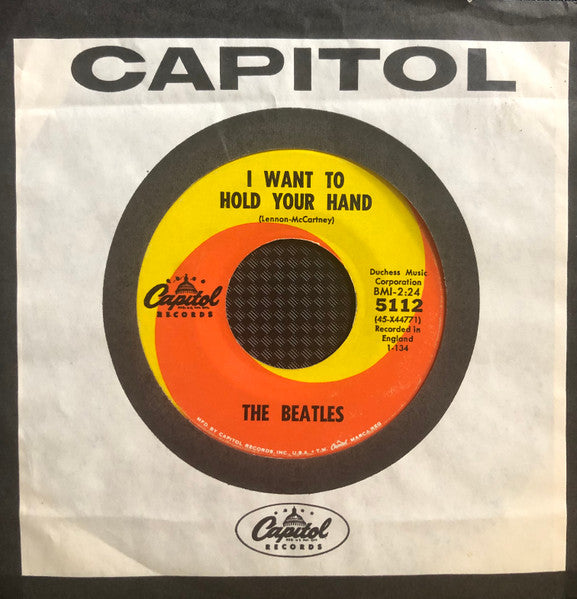 The Beatles - I Want To Hold Your Hand / I Saw Her Standing There