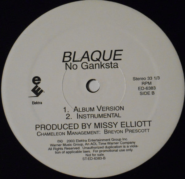 Blaque (2) - No Ganksta