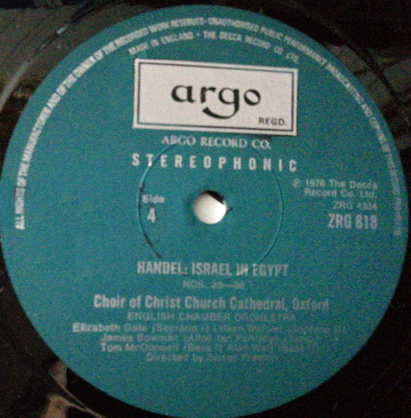 Georg Friedrich Händel - Israel In Egypt
