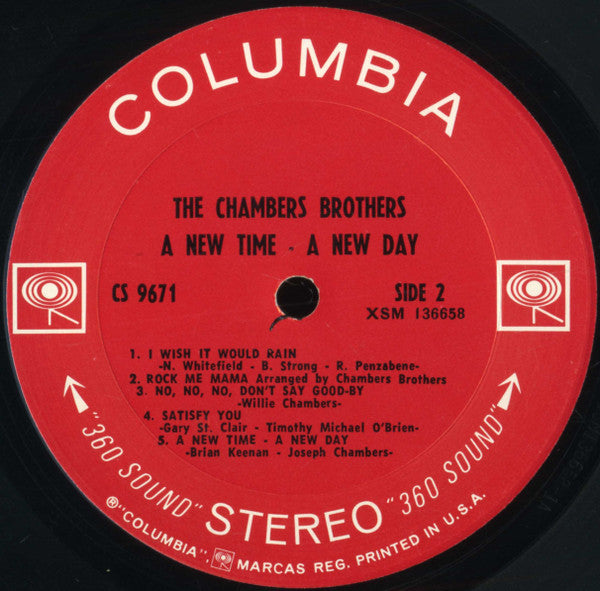Chambers Brothers, The - A New Time - A New Day