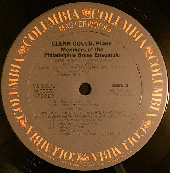 Glenn Gould - The Complete Sonatas For Brass And Piano
