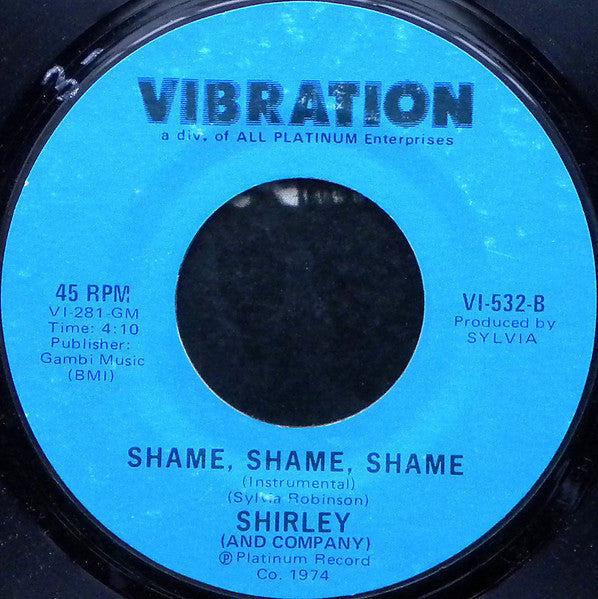 Shirley & Company - Shame, Shame, Shame