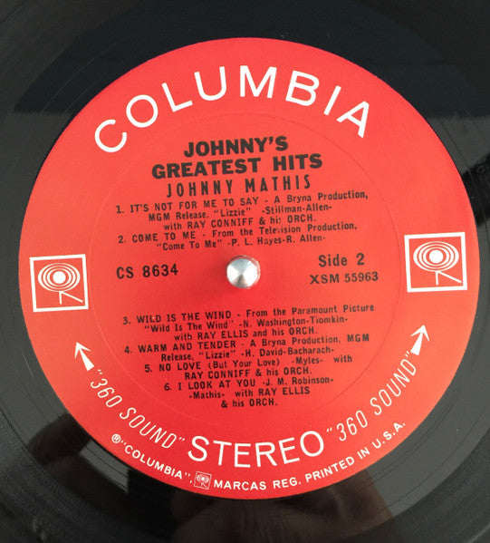 Johnny Mathis - Johnny's Greatest Hits
