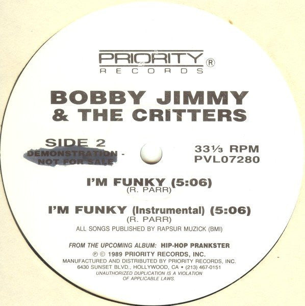 Bobby Jimmy And The Critters - Hair Or Weave
