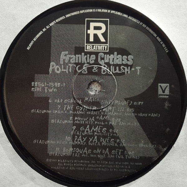 Frankie Cutlass - Politics & Bullsh*t