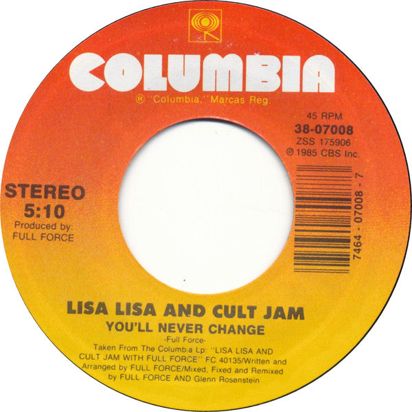 Lisa Lisa & Cult Jam - Head To Toe