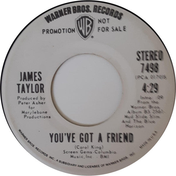 James Taylor (2) - You've Got A Friend