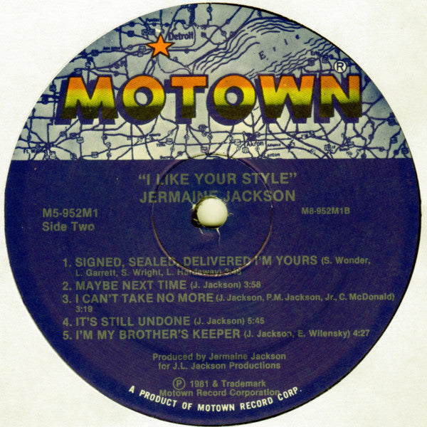 Jermaine Jackson - I Like Your Style