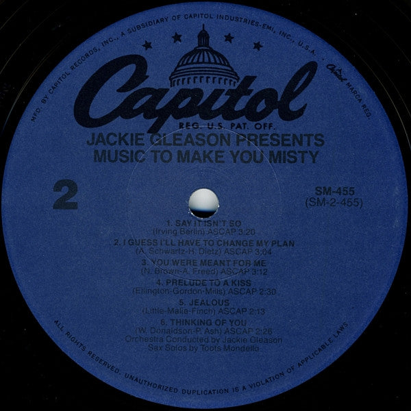 Jackie Gleason - Music To Make You Misty