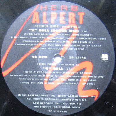 Herb Alpert - "8" Ball