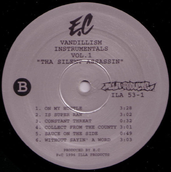 Vandillism Instrumentals Vol. 1 "Tha Silent Assassin"