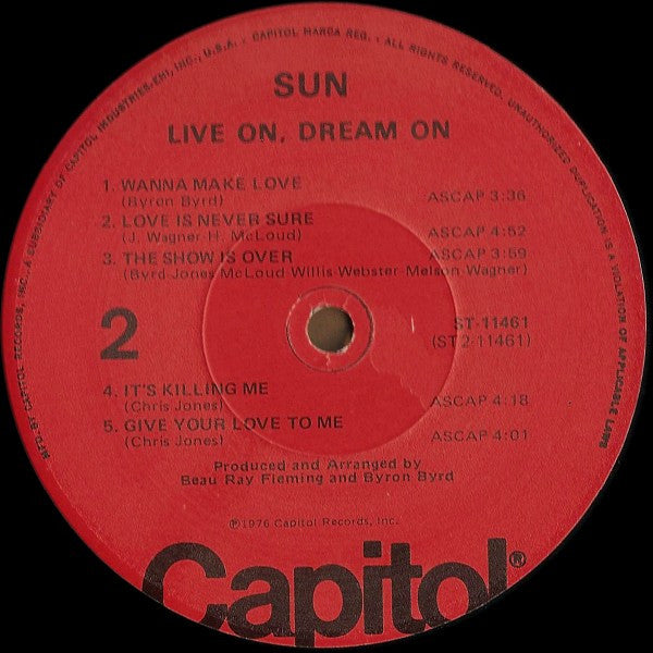 Sun (7) - Live On, Dream On