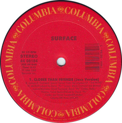 Surface - Closer Than Friends