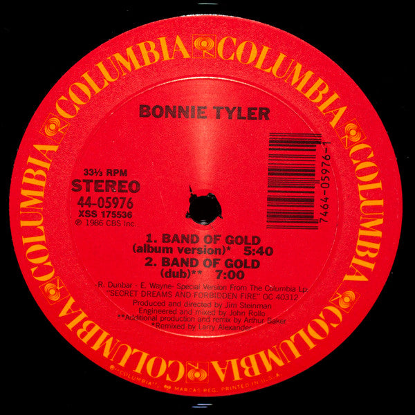 Bonnie Tyler - Band Of Gold