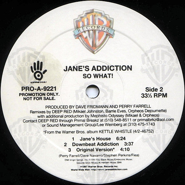 Jane's Addiction - So What!