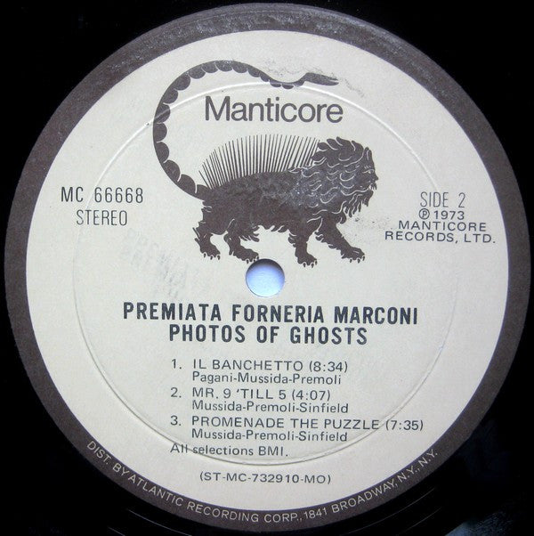 Premiata Forneria Marconi - Photos Of Ghosts