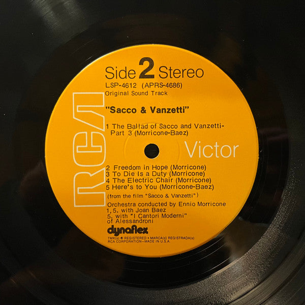 Ennio Morricone - Sacco & Vanzetti (An Original Soundtrack Recording)