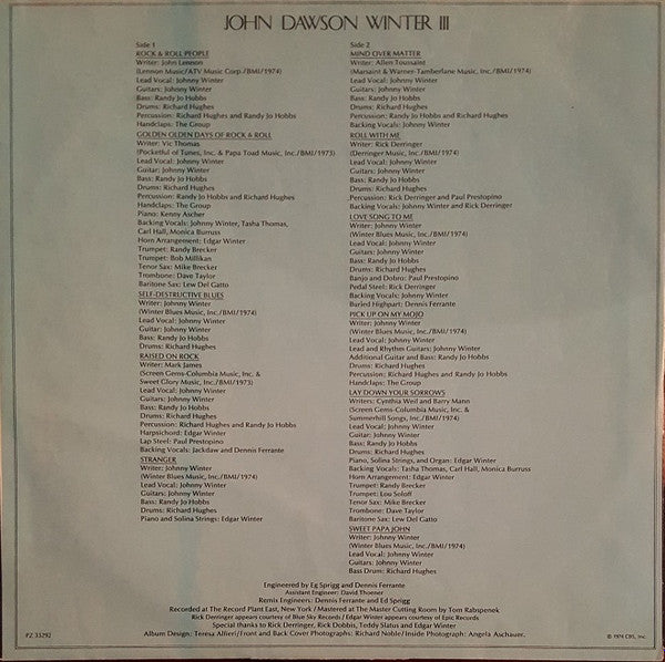 Johnny Winter - John Dawson Winter III