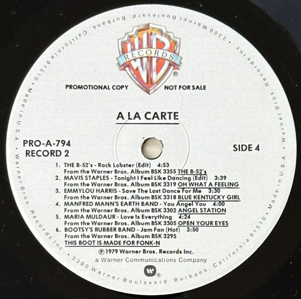 Various - A La Carte