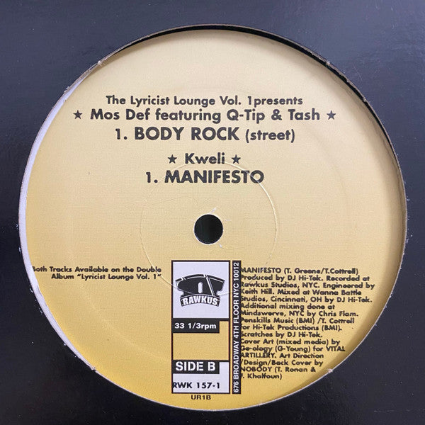 Mos Def - The Lyricist Lounge Vol.1 Presents: Body Rock