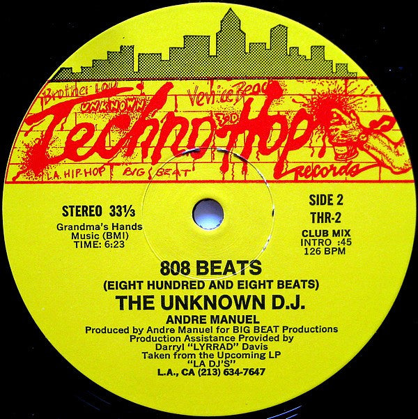 Unknown DJ, The - 808 Beats (Eight Hundred And Eight Beats)