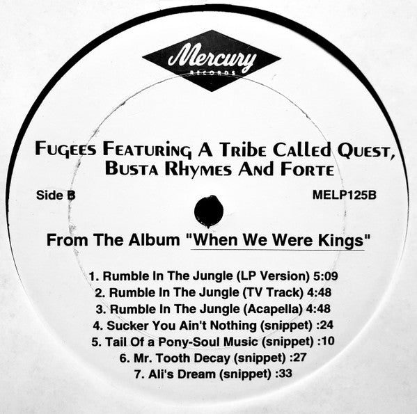 Fugees - Rumble In The Jungle