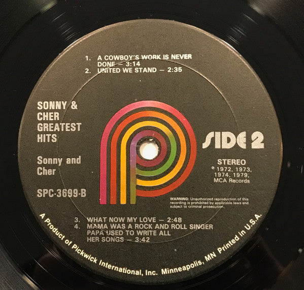 Sonny & Cher - Greatest Hits
