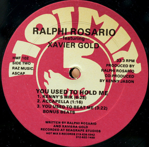 Ralphi Rosario - You Used To Hold Me