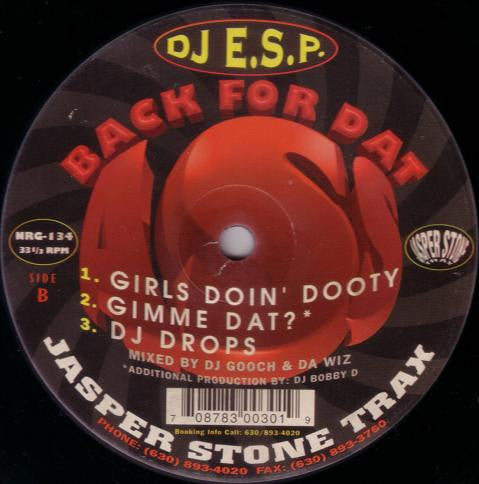 DJ ESP (4) - Back For Dat Ass