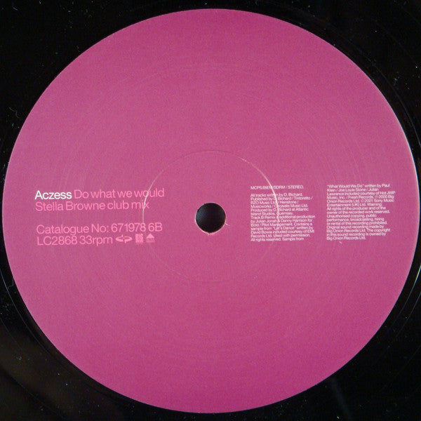 Aczess - Do What We Would
