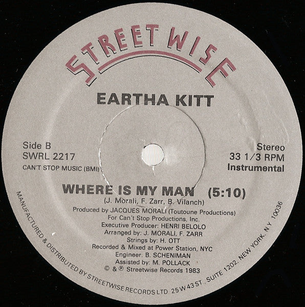 Eartha Kitt - Where Is My Man