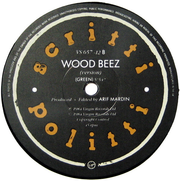 Scritti Politti - Wood Beez (Pray Like Aretha Franklin)