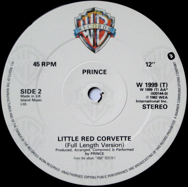 Prince - 1999 / Little Red Corvette
