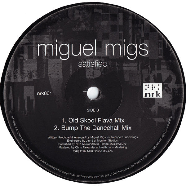 Miguel Migs - Satisfied