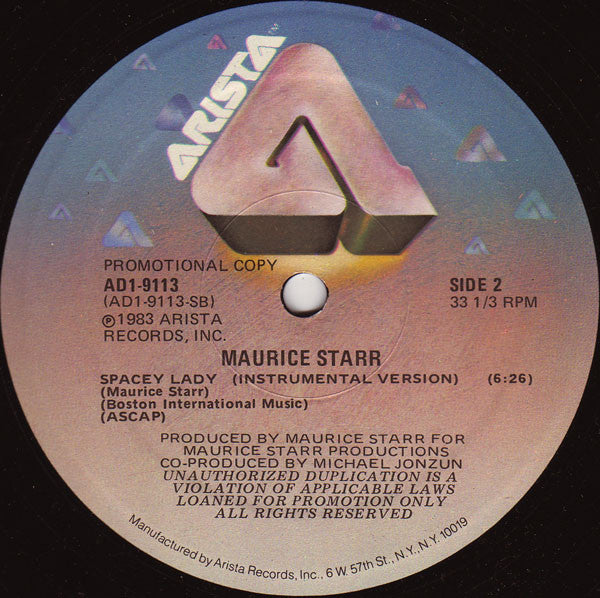 Maurice Starr - Spacey Lady