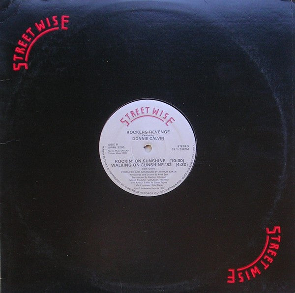 Rockers Revenge - Walking On Sunshine ’82