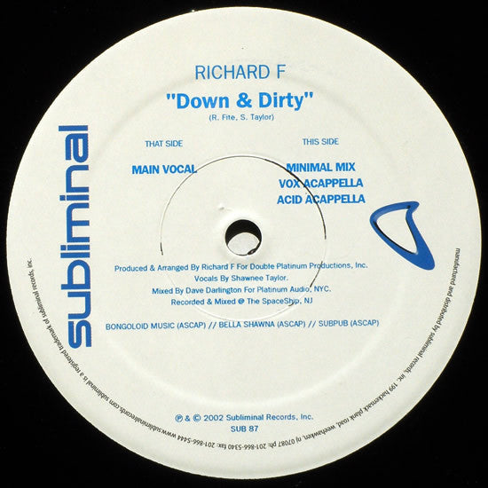 Richard F. - Down & Dirty