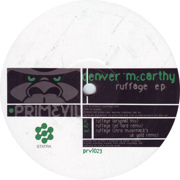 Denver McCarthy - Ruffage E.P.