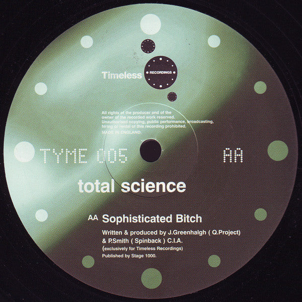 Total Science - Freak Me / Sophisticated Bitch