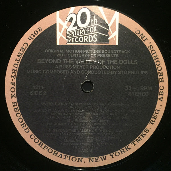 Various - Beyond The Valley Of The Dolls - Original Soundtrack Album