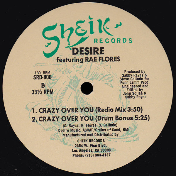 Desire featuring Rae Flores - Crazy Over You