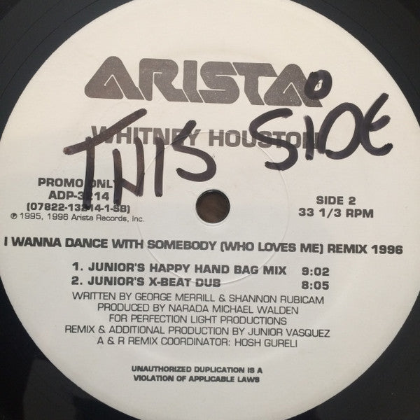 Whitney Houston - Why Does It Hurt So Bad / I Wanna Dance With Somebody (Who Loves Me) (Remix 1996)